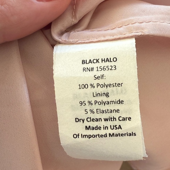Black Halo Pink Slip Dress - Size Small - Picture 5 of 5
